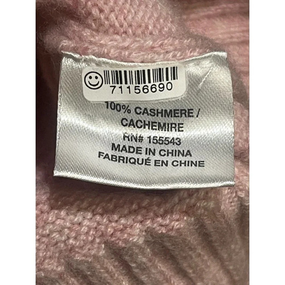 SABLYN Joyce Cashmere Ribbed Knit Top in Peony Pink XSmall New Mélange bralette - Picture 9 of 13